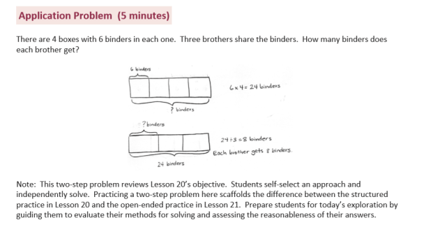 Grade 3 Word Problem with Tape Diagram