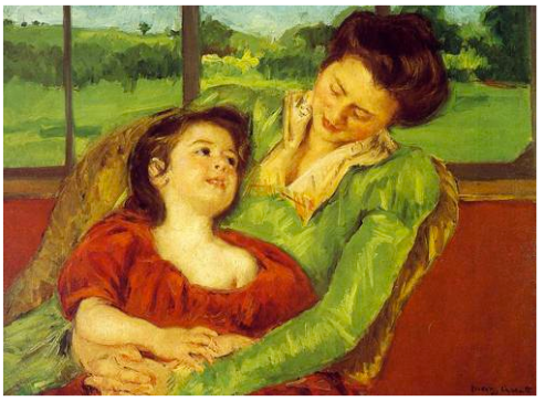 Mary_Cassatt_Mère_et_enfant_1903_Armory_Show_1913